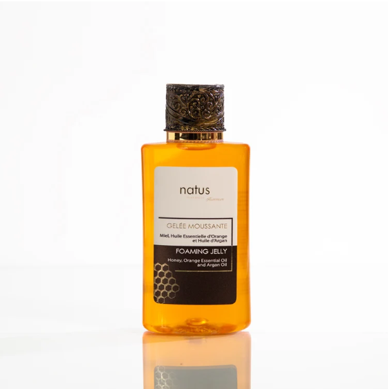 Gelée moussante Miel, Huile Essentielle d'Orange et Huile d'Argan 200 ml