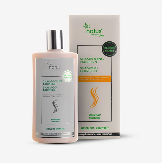 Shampoing Nutrition Biotine, Beurre de Mangue et Argan - 250ml