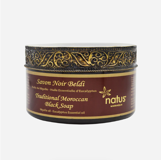 Savon noir beldi à l'huile d'argan et huile de nigelle 250 ML