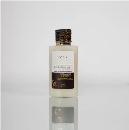 Gel douche exfoliante Moussante à l'huile d'Argan 200ml