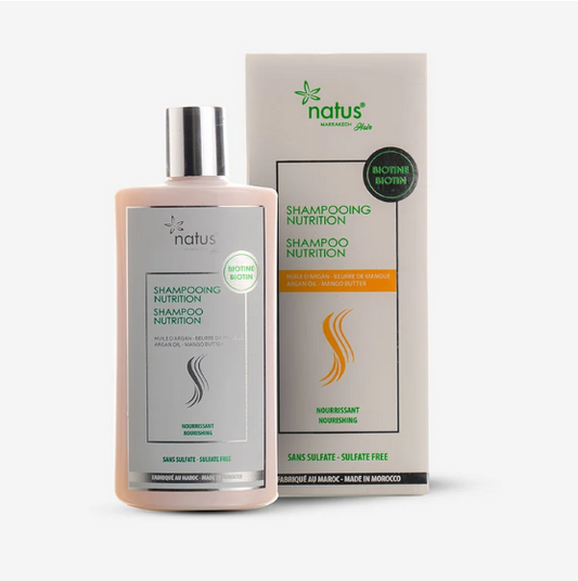 Shampoing Nutrition Biotine, Beurre de Mangue et Argan - 250ml