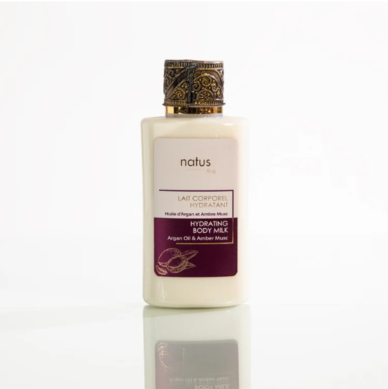 Lait corporel hydratant à l'huile d'Argan 200ml