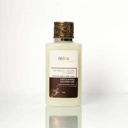Gel douche exfoliante Moussante à l'huile d'Argan 200ml