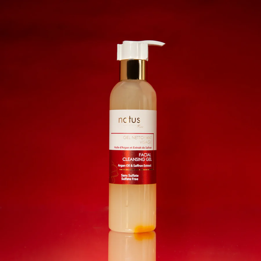 Gel nettoyant visage 200ml - Huile d'Argan & Extraits de Safran