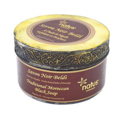 Savon noir beldi à l'huile d'argan et huile de nigelle 250 ML